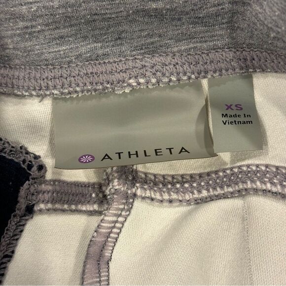 Athleta Womens Gray Fuse Capri Jogger Pants Zipper Legs and Pocket Size … - Picture 5 of 7